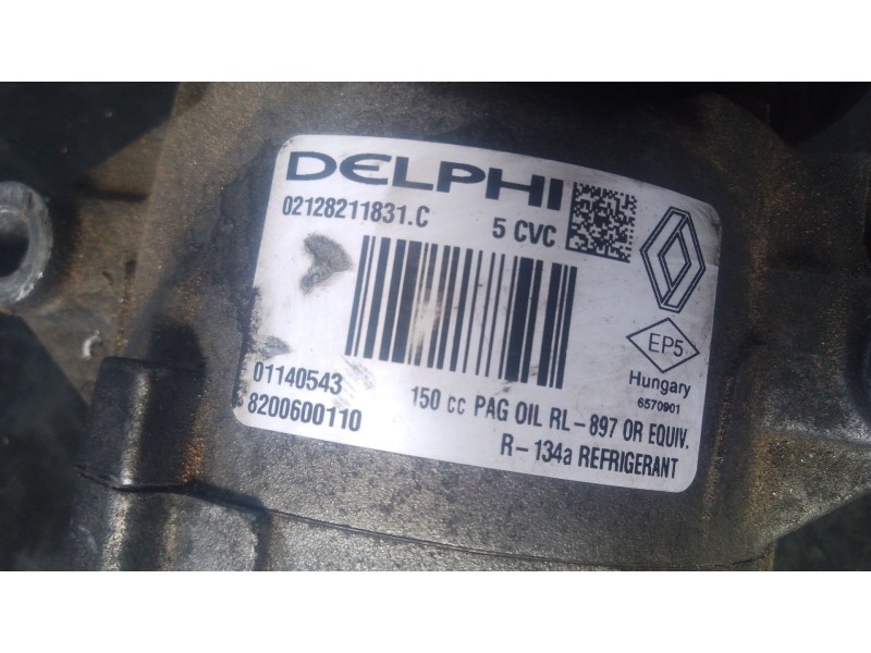 Recambio de compresor aire acondicionado para nissan qashqai i (j10, nj10) 1.5 dci referencia OEM IAM   
