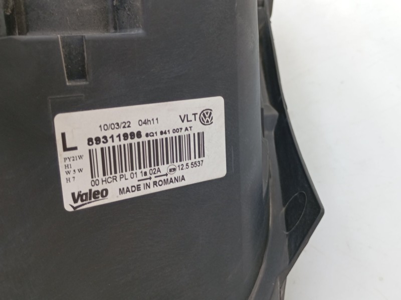 Recambio de faro izquierdo para volkswagen polo iv (9n_, 9a_) 1.4 tdi referencia OEM IAM 6Q1941007AT  E1-B6-9-1