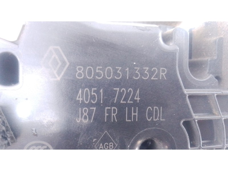 Recambio de cerradura puerta delantera izquierda para renault captur i (j5_, h5_) 1.2 tce 120 referencia OEM IAM   