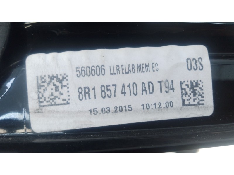 Recambio de retrovisor derecho electrico para audi q5 (8rb) 2.0 tdi quattro referencia OEM IAM   