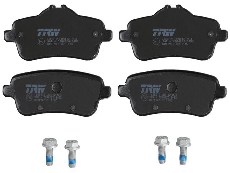 Recambio de pastillas freno traseras para mercedes-benz clase m (w166) ml 500 4-matic (166.073) referencia OEM IAM B111339 GDB19