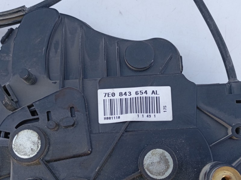 Recambio de cerradura puerta lateral derecha para volkswagen t5 transporter (7e) 2.0 tdi referencia OEM IAM 7E0843654AL  E1-B2-2