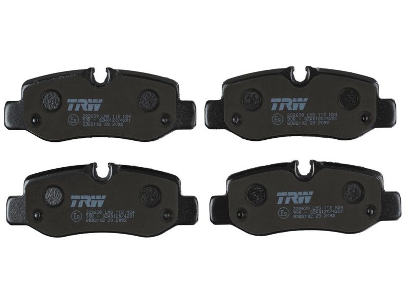 Recambio de pastillas freno traseras para mercedes-benz vito furgoneta (w447) 110 cdi (447.601, 447.603, 447.605) referencia OEM
