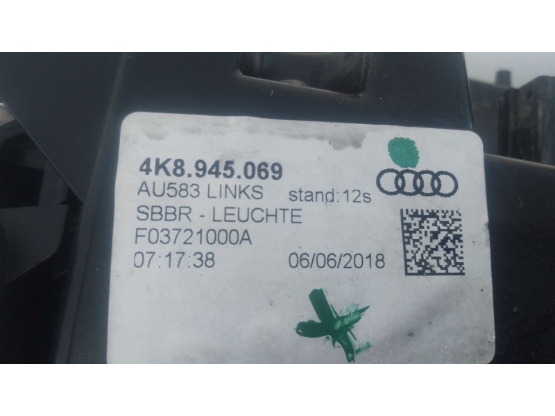Recambio de piloto trasero izquierdo para audi a7 sportback (4ka) 50 tdi mild hybrid quattro referencia OEM IAM   
