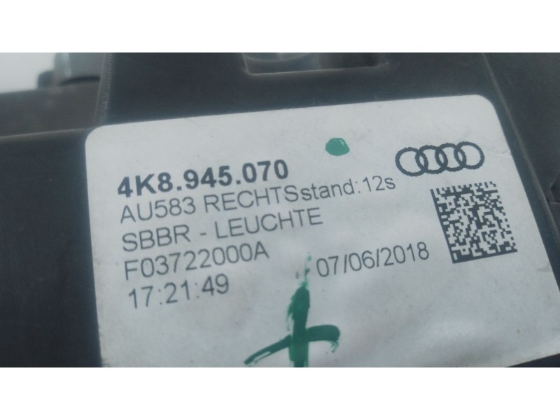 Recambio de piloto trasero derecho para audi a7 sportback (4ka) 50 tdi mild hybrid quattro referencia OEM IAM   