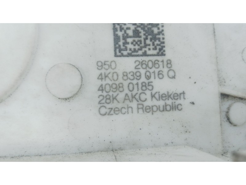 Recambio de cerradura puerta trasera derecha para audi a7 sportback (4ka) 50 tdi mild hybrid quattro referencia OEM IAM   