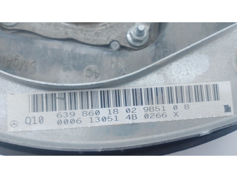 Recambio de airbag delantero izquierdo para mercedes-benz vito / mixto furgoneta (w639) 110 cdi (639.601, 639.603, 639.605) refe