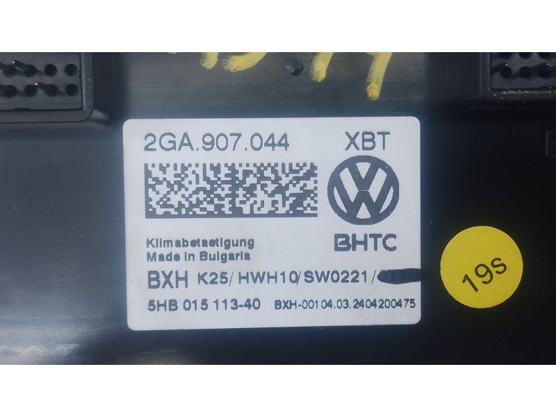 Recambio de mando climatizador para volkswagen t-roc (a11, d11) 1.5 tsi referencia OEM IAM   