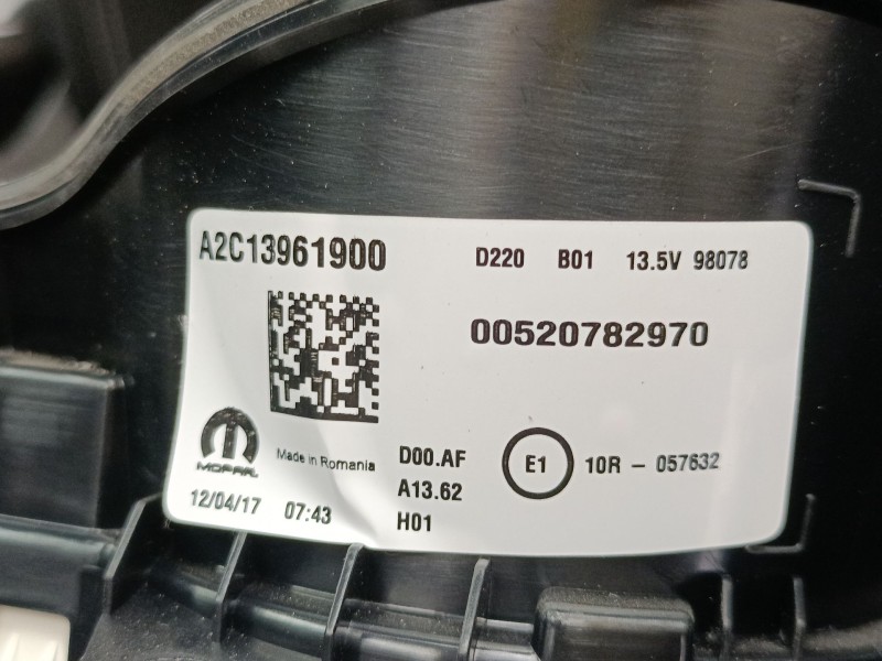 Recambio de cuadro instrumentos para fiat tipo hatchback (356_, 357_) 1.3 d (356hxh1a) referencia OEM IAM   