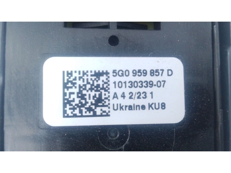 Recambio de mando elevalunas delantero izquierdo para skoda scala (nw1) 1.0 tsi referencia OEM IAM   