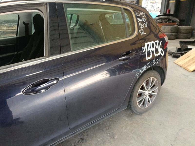 Recambio de puerta trasera izquierda para peugeot 308 ii (lb_, lp_, lw_, lh_, l3_) 1.6 hdi / bluehdi 115 referencia OEM IAM   