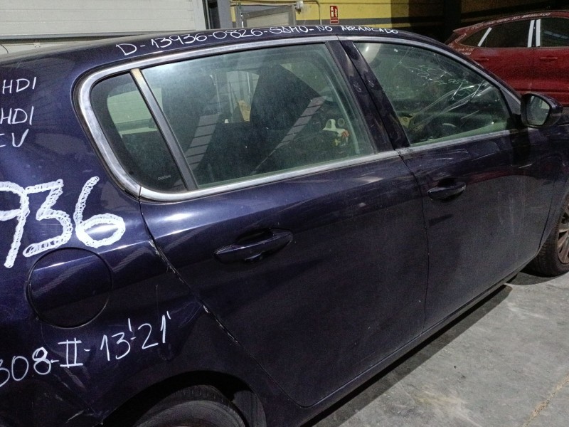 Recambio de puerta trasera derecha para peugeot 308 ii (lb_, lp_, lw_, lh_, l3_) 1.6 hdi / bluehdi 115 referencia OEM IAM   