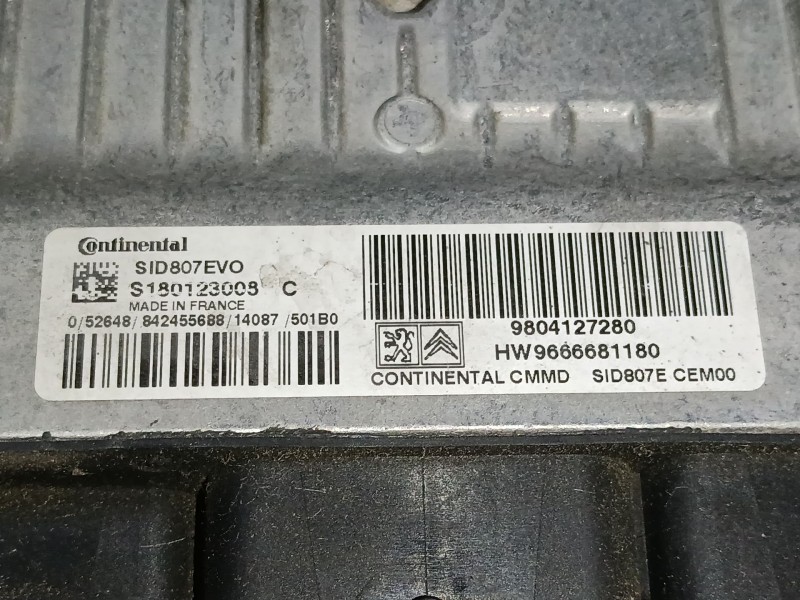 Recambio de centralita motor uce para peugeot 308 ii (lb_, lp_, lw_, lh_, l3_) 1.6 hdi / bluehdi 115 referencia OEM IAM 98041272