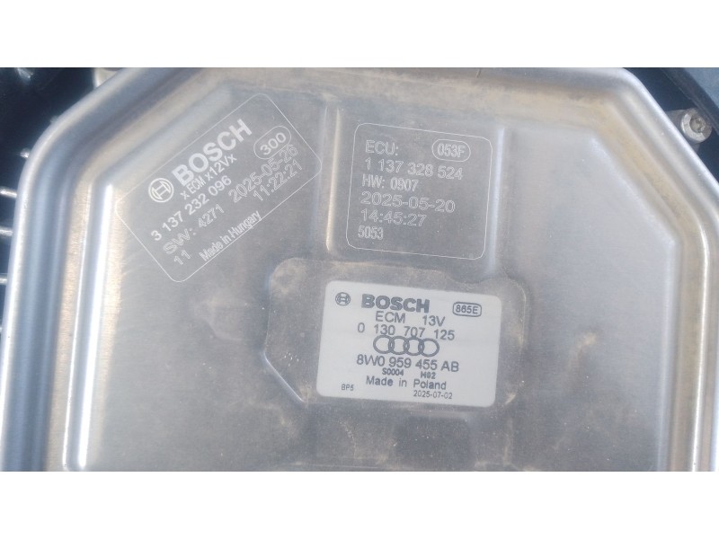 Recambio de electroventilador para audi q8 (4mn, 4mt) 55 tfsi mild hybrid quattro referencia OEM IAM 8W0121003D 0130707411 