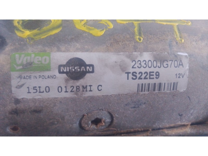 Recambio de motor arranque para renault koleos dynamique referencia OEM IAM 23300JG70A  
