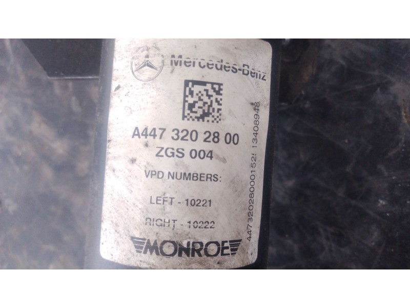 Recambio de amortiguador delantero derecho para mercedes-benz vito tourer (w447) 114 cdi 4-matic (447.701, 447.703, 447.705) ref
