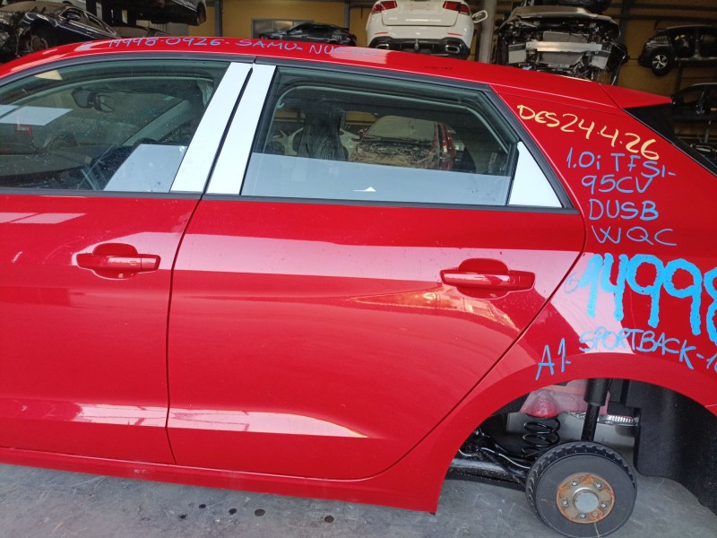 Recambio de puerta trasera izquierda para audi a1 sportback (gba) 25 tfsi referencia OEM IAM   