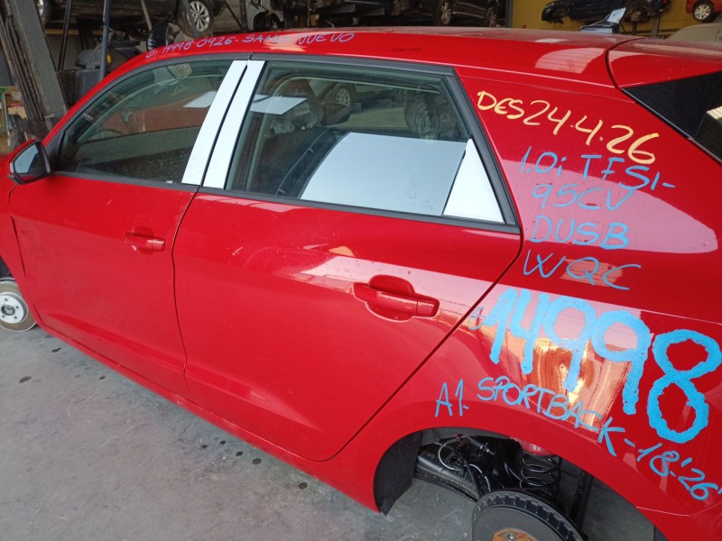 Recambio de puerta trasera izquierda para audi a1 sportback (gba) 25 tfsi referencia OEM IAM   