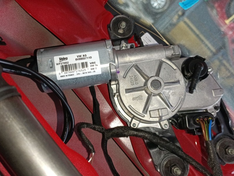 Recambio de motor limpia trasero para audi a1 sportback (gba) 25 tfsi referencia OEM IAM 8V0955711D  