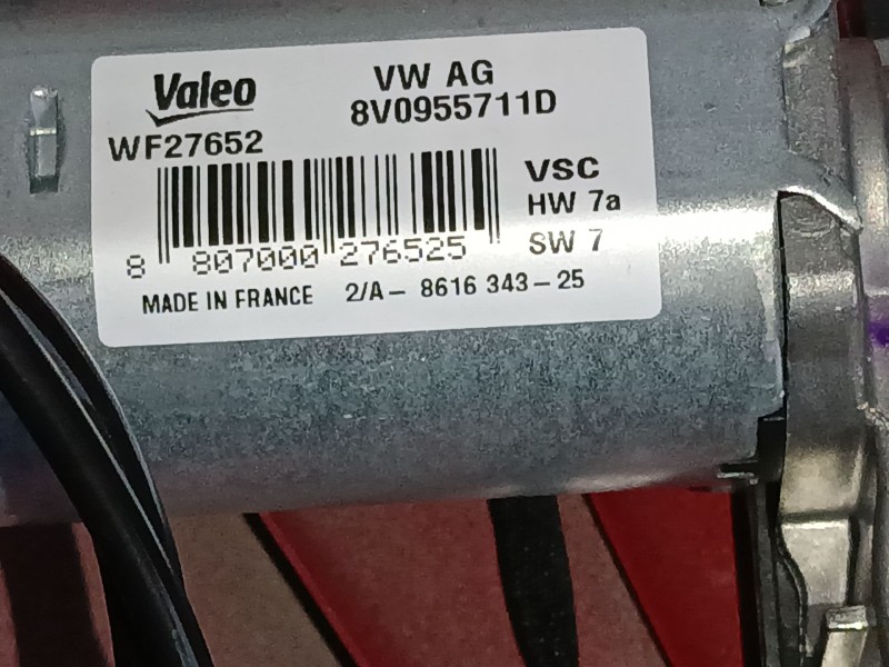 Recambio de motor limpia trasero para audi a1 sportback (gba) 25 tfsi referencia OEM IAM 8V0955711D  