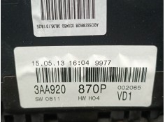 Recambio de cuadro instrumentos para volkswagen passat b7 (362) 2.0 tdi referencia OEM IAM    2