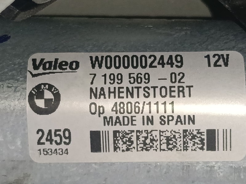 Recambio de motor limpia trasero para bmw 1 (e87) 118 d referencia OEM IAM 719956902  