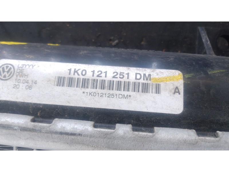 Recambio de radiador agua para volkswagen touran (1t3) 2.0 tdi referencia OEM IAM   