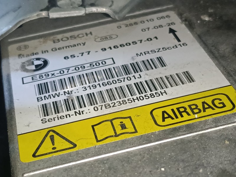 Recambio de centralita airbag para bmw 1 (e87) 118 d referencia OEM IAM   