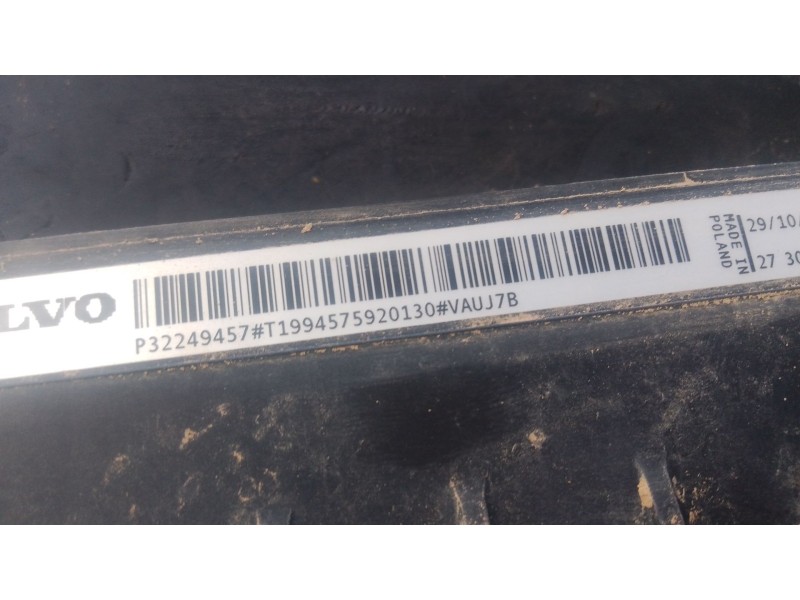Recambio de radiador agua para volvo xc40 (536) t3 referencia OEM IAM   