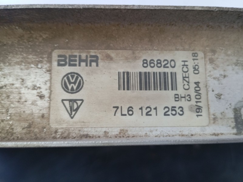 Recambio de radiador agua para volkswagen touareg (7la, 7l6, 7l7) 2.5 r5 tdi referencia OEM IAM   