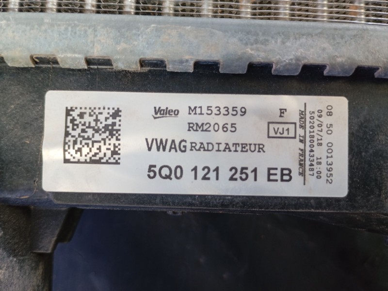 Recambio de radiador agua para seat ibiza sc (6j1) reference referencia OEM IAM   
