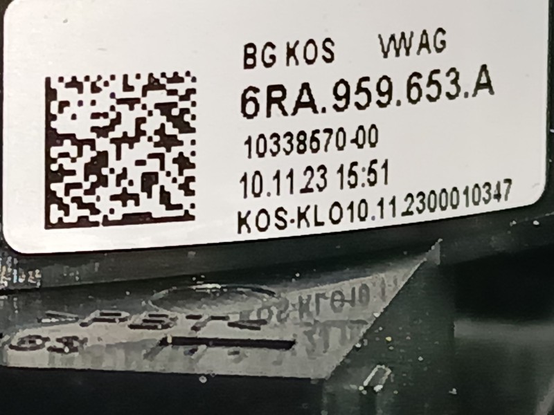 Recambio de anillo airbag para seat arona (kj7, kjp) 1.0 tsi referencia OEM IAM 6RA959653A  