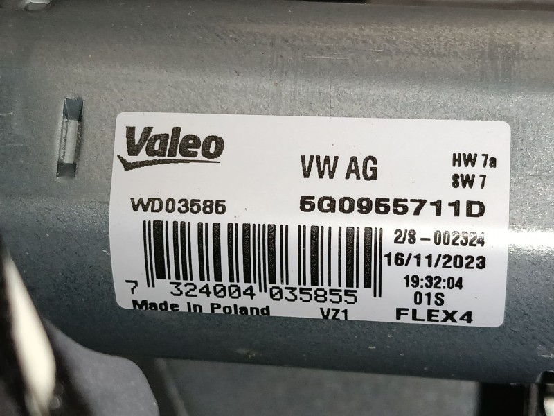 Recambio de motor limpia trasero para seat arona (kj7, kjp) 1.0 tsi referencia OEM IAM 5Q0955711D  