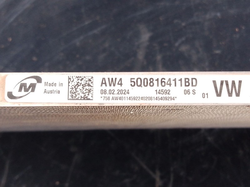 Recambio de condensador / radiador aire acondicionado para volkswagen t-roc (a11, d11) 1.5 tsi referencia OEM IAM 5Q0816411BD  