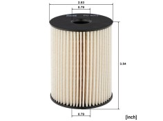 Recambio de filtro gasoil para  referencia OEM IAM A120019  T1-2-A7-4 NUEVO