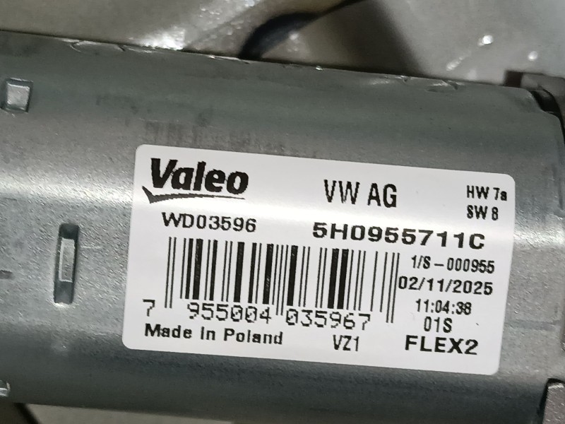 Recambio de motor limpia trasero para volkswagen tiguan (ct1) 1.5 etsi referencia OEM IAM 5H0955711C  