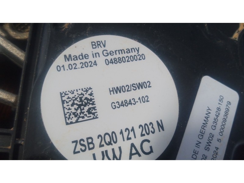 Recambio de electroventilador para skoda kamiq (nw4) 1.0 tsi referencia OEM IAM   