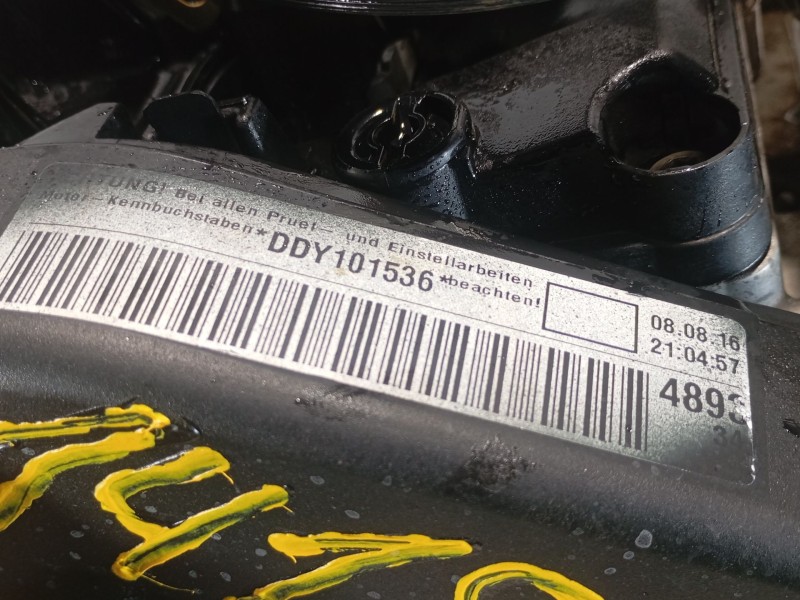 Recambio de motor completo para seat ateca (kh7, khp) 1.6 tdi referencia OEM IAM DDY  