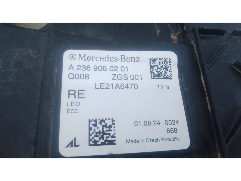 Recambio de faro derecho xenon para mercedes-benz cle (c236) 300 4matic (236.347) referencia OEM IAM A2369060201  