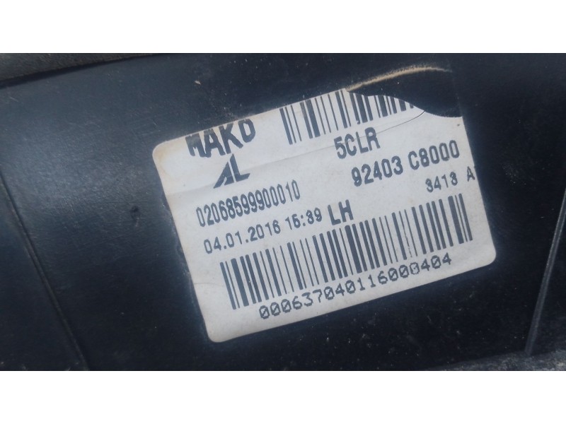 Recambio de piloto trasero izquierdo porton para hyundai i20 ii (gb, ib) 1.2 referencia OEM IAM   