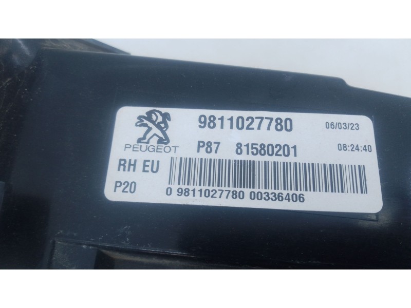 Recambio de piloto trasero derecho porton para peugeot 5008 ii (mc_, mj_, mr_, m4_) 1.5 bluehdi 130 (mcyhzj, mcyhzr, mcyhzx) ref