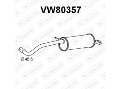 Recambio de tubo escape trasero para seat ibiza iii (6l1) 1.4 16v referencia OEM IAM 112VW80357 112.VW80357 T1-5-B5-1 NUEVO