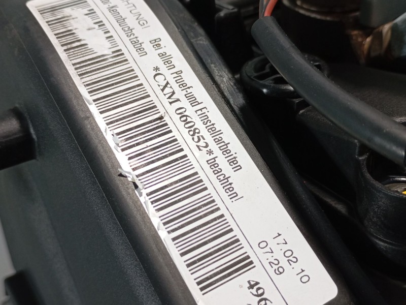 Recambio de motor completo para skoda rapid (nh3, nk3, nk6) 1.6 tdi referencia OEM IAM CXMA  