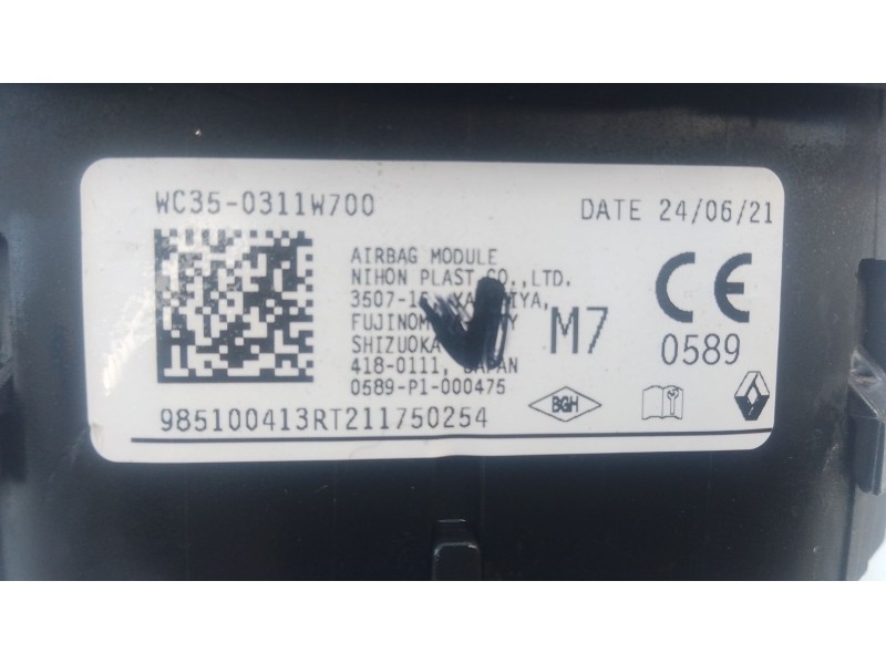 Recambio de airbag delantero izquierdo para renault arkana i (lcm_, ldn_) 1.3 tce 140 (ldn0) referencia OEM IAM   