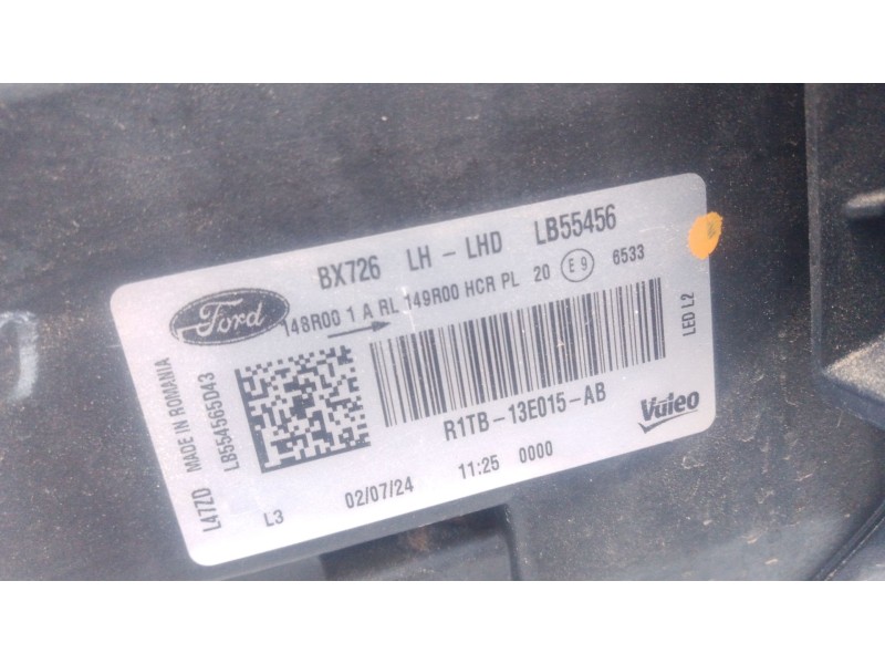 Recambio de faro izquierdo xenon para ford puma (j2k, cf7) 1.0 ecoboost mhev referencia OEM IAM R1T813E015AB  