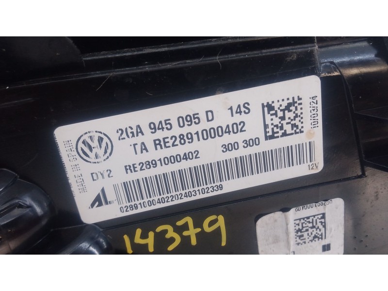 Recambio de piloto trasero izquierdo para volkswagen t-roc (a11, d11) 1.5 tsi referencia OEM IAM   
