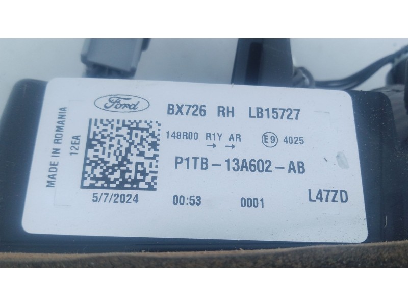 Recambio de piloto trasero derecho porton para ford puma (j2k, cf7) 1.0 ecoboost mhev referencia OEM IAM   