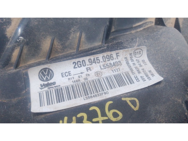 Recambio de piloto trasero derecho para volkswagen polo vi (aw1, bz1, ae1, bz3) 1.0 tsi referencia OEM IAM   