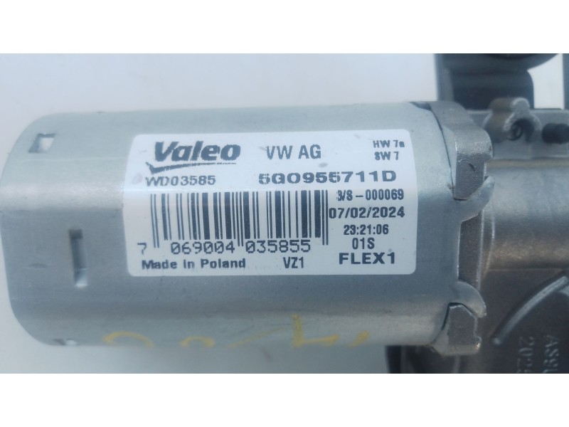 Recambio de motor limpia trasero para volkswagen tiguan (ad1, ax1) 1.5 tsi referencia OEM IAM 5G0955711D  