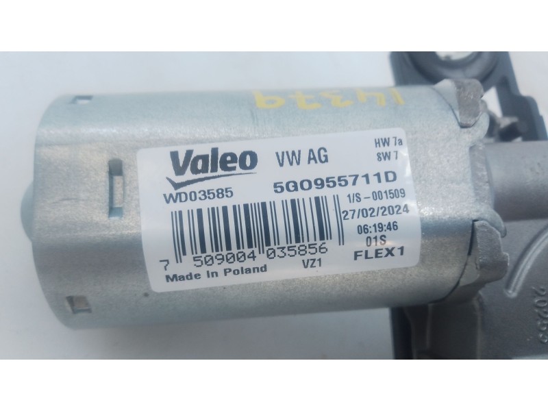 Recambio de motor limpia trasero para volkswagen t-roc (a11, d11) 1.5 tsi referencia OEM IAM 5G0955711D  
